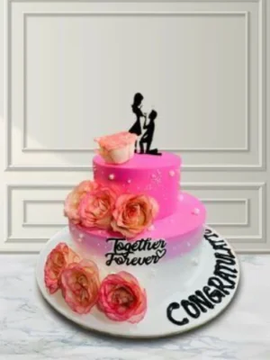 Vanilla Ombre Cake ( RNC-0018)